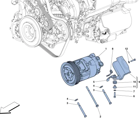 0044 - AC SYSTEM COMPRESSOR