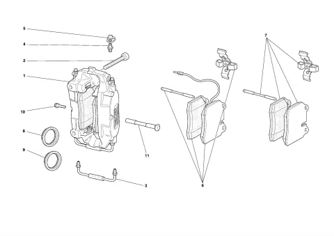 0039 - FRONT AND REAR BRAKE CALIPERS