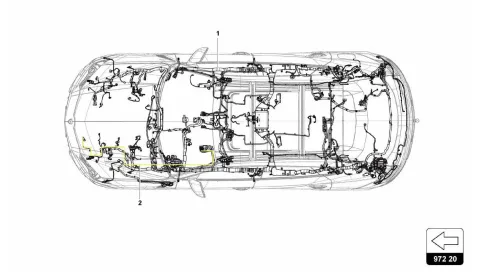 972.20.00-WIRING HARNESS FOR INTERIOR