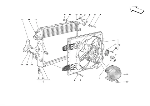 0022 - COOLING SYSTEM RADIATORS