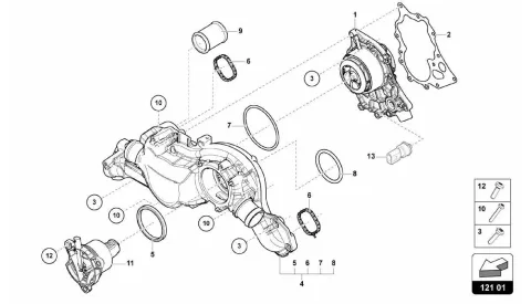 121.01.00-COOLANT CIRCULATION PUMP