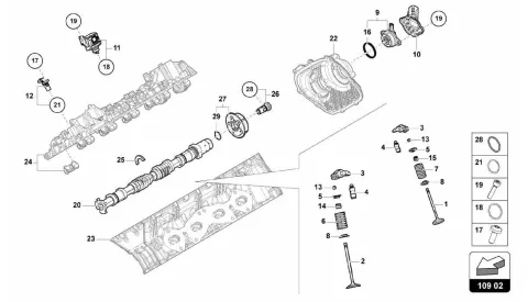 109.02.00-CAMSHAFT, VALVES