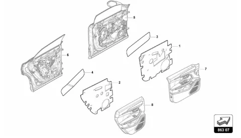 863.07.00-SOUND ABSORBER PIECE