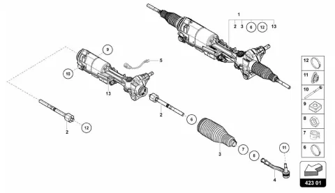 423.01.00-STEERING GEAR