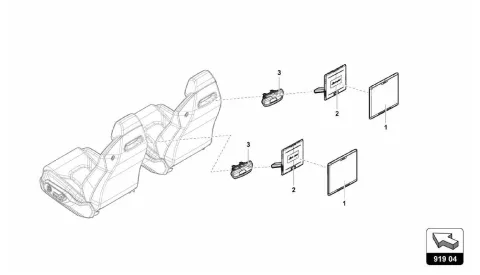 919.04.00-ELECTRICAL PARTS FOR INFOTAINMENT REAR