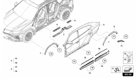 853.02.00-SILL TRIM STRIP