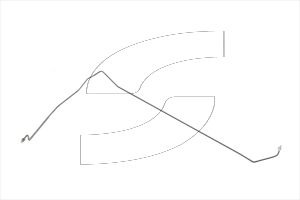Ferrari - Used Parts 305353-Q1 PIPE FROM UNIT TO RH FRONT WHEEL